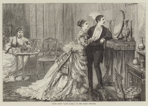 Cena de Lady Flora, no Court Theatre de David Henry Friston