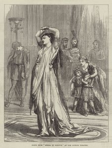 Cena de Medéia em Corinto, no Lyceum Theatre