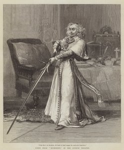 Cena de Richelieu, no Teatro Lyceum de David Henry Friston
