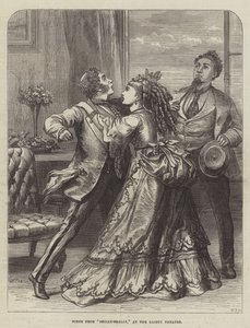 Cena de Shilly-Shally, no Teatro Gaiety de David Henry Friston