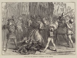 Cena da Pantomima das Crianças no Adelphi de David Henry Friston