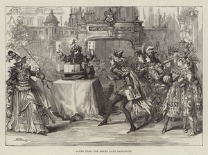 Cena do Drury Lane Pantomime de David Henry Friston