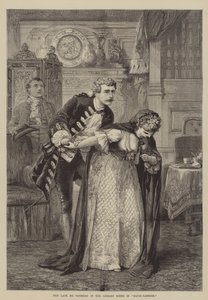 O falecido Sr. Sothern na cena da biblioteca em David Garrick de David Henry Friston