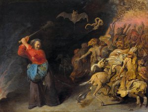 Meg la folle - Mad Meg (A Meg Louca) par Ryckaert (Rijckaert), David (1612-1661). Óleo sobre tela, c. 1650, Museu de História de Arte, Vienne de David II Ryckaert