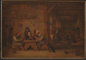 Interior de uma pousada de David I Teniers