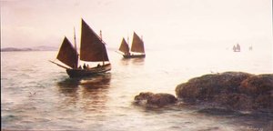 Pesca ao largo da costa de Penzance de David James