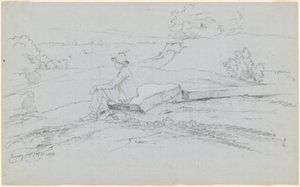 Estudo para "White Mountains from North Conway, New Hampshire" [reto]