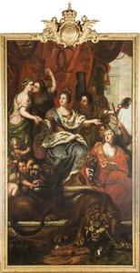 Allegorie über die friedliche Regierung von König Karl XI. de David Klöcker Ehrenstrahl