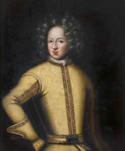 Carlos XII (1682-1718), conde palatino de Zweibrücken, rei da Suécia de David Klöcker Ehrenstrahl