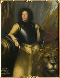 Carlos XI, 1655-1697, rei da Suécia e conde palatino de Zweibrücken de David Klöcker Ehrenstrahl