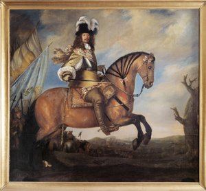 Retrato, homem de David Klöcker Ehrenstrahl
