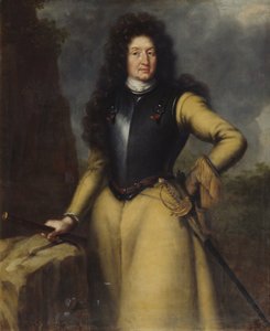 Homem de pé de David Klöcker Ehrenstrahl