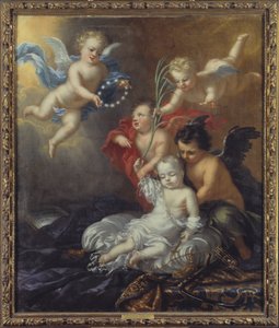 Ulrik (1684-1685), príncipe da Suécia, alegoria da sua morte de David Klöcker Ehrenstrahl