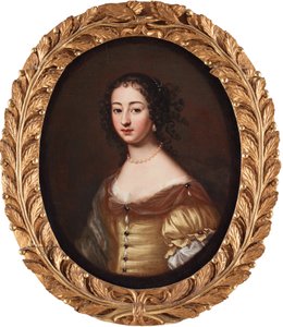 Senhora de vestido amarelo de David Klöcker Ehrenstrahl