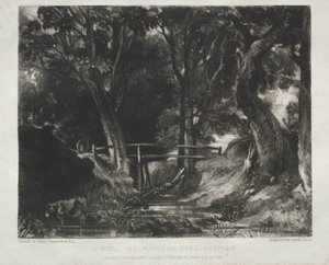 Vários assuntos da paisagem, característica do cenário inglês das imagens ..., 1830. de David Lucas