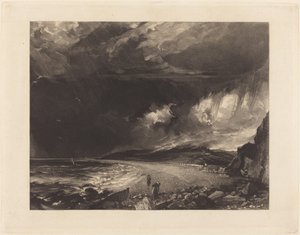 Baía de Weymouth de David Lucas after John Constable