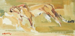 Chita, 2015 (óleo sobre tela) de David Mayer