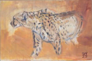 Chita, 2021 (óleo sobre tela) de David Mayer