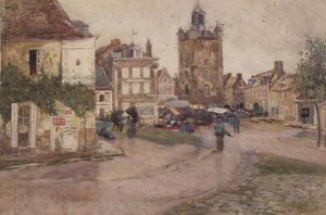 Dia de Mercado em Genilly, França