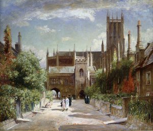 The Vicars "Close, Catedral de Wells, 1924