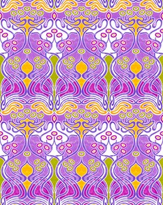 Beauclair Mauve, 2018 (técnica mista digital) de David Newton