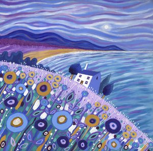 Casa de campo no topo da falésia, 2013 (acrílico sobre tela)