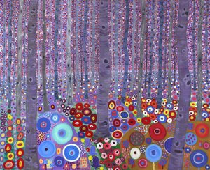 A Floresta de Klimt, 2010 (acrílico sobre tela)