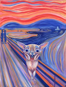 O Yelp depois de Munch, 2012 (acrílico sobre tela)