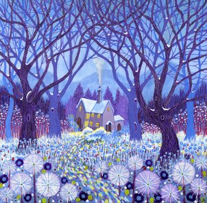 Winterlands, 2012 (acrílico sobre tela) de David Newton
