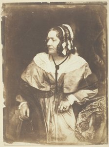 Sra. Anna Brownell Jameson, 1844. Criadores: David Octavius Hill, Robert Adamson, Hill & Adamson. de Hill and Adamson