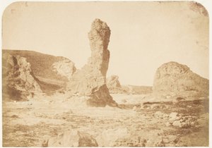 Santo André. The Spindle Rock, 1843-47. Criadores: David Octavius Hill, Robert Adamson, Hill & Adamson. de Hill and Adamson