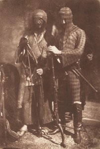 Armadura afegã ou circassiana, 1843. Criadores: David Octavius Hill, Robert Adamson.