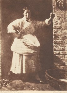 Uma pescadora de Newhaven, 1844 (foto) de David Octavius Hill