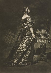 Trabalho de câmera: Retrato - O vestido e o caixão, 1909. de David Octavius Hill