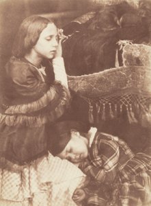 Os Três Dorminhocos: Sophia Finlay, Harriet Farnie e Brownie, c. 1845 (foto) de David Octavius Hill