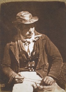 Willie Liston, &39;Redding [limpando ou preparando] a linha&39;; Pescador de Newhaven