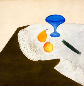 Natureza morta com vaso azul, 1919.
