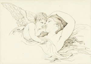 Vénus reclinado com Cupido