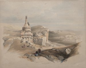 A Coluna de Absalão, Vale de Jeosafá de David Roberts
