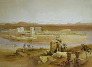 David Roberts Ilha do Templo Philae de David Roberts