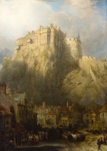 Cidade e Castelo de Edimburgo de David Roberts