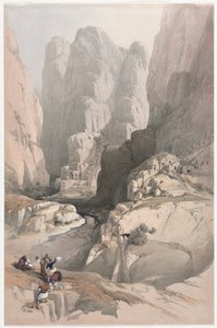 Entrada para Petra, o Teatro de David Roberts