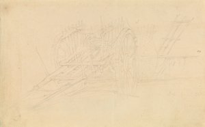 Carro de lavoura em Dol, 1843 de David Roberts