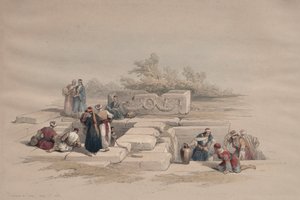 Fonte em Cana, 1839. de David Roberts