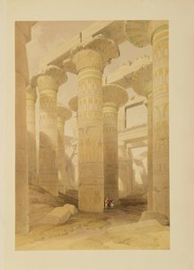 Salão das Colunas, Karnak, do Egito e da Núbia, Vol.1 de David Roberts