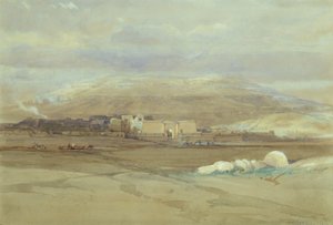 Medinet Habou, Tebas de David Roberts