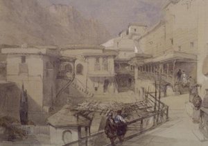 Monte Sinai (aguarela sobre papel) de David Roberts