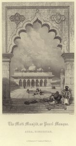 The Moti Musjid em Agra de David Roberts