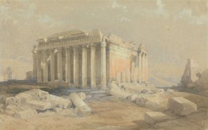 O Templo de Baalbec de David Roberts