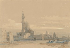 Os túmulos dos califas, Cairo de David Roberts